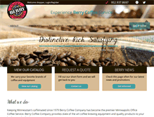 Tablet Screenshot of berrycoffee.com